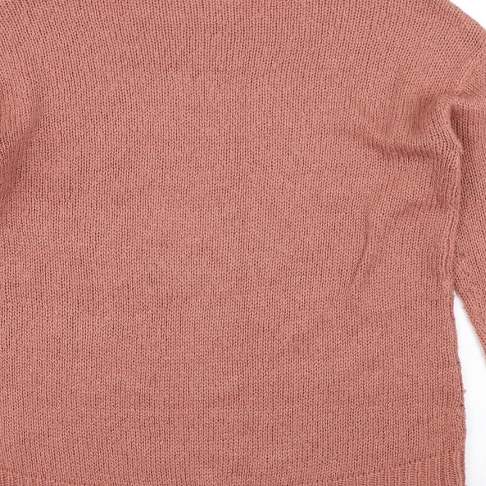 New Look Womens Pink   Pullover Jumper Size S