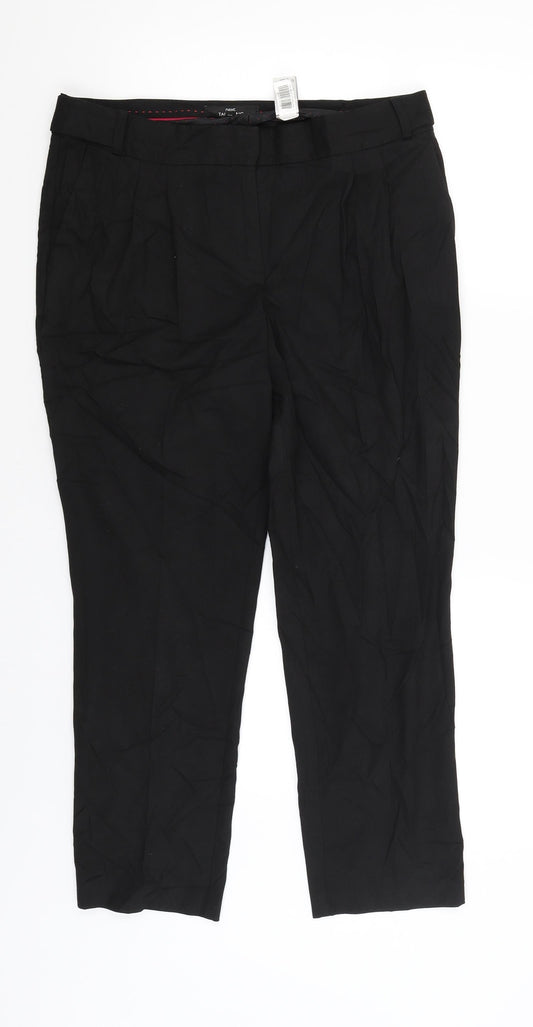 NEXT Womens Black   Trousers  Size 10 L26 in