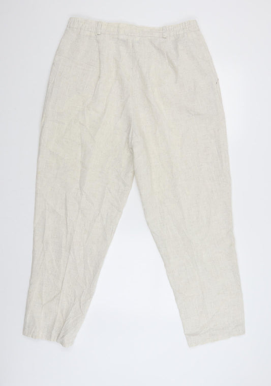 Selective Womens Beige   Jegging Trousers Size 18 L28 in