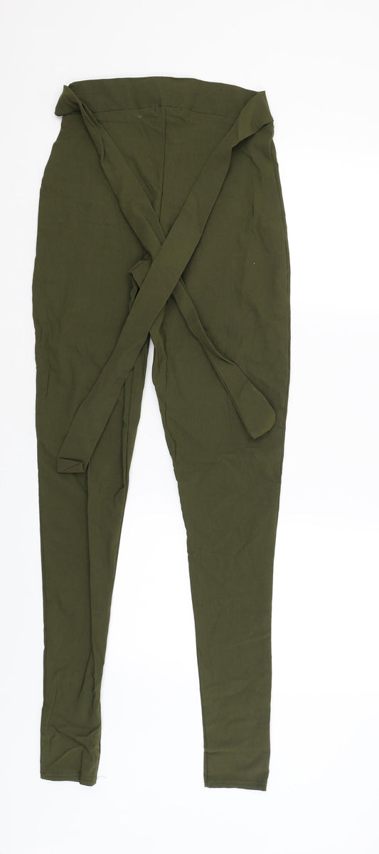 I SAW IT FIRST Womens Green   Capri Trousers Size 8 L33 in