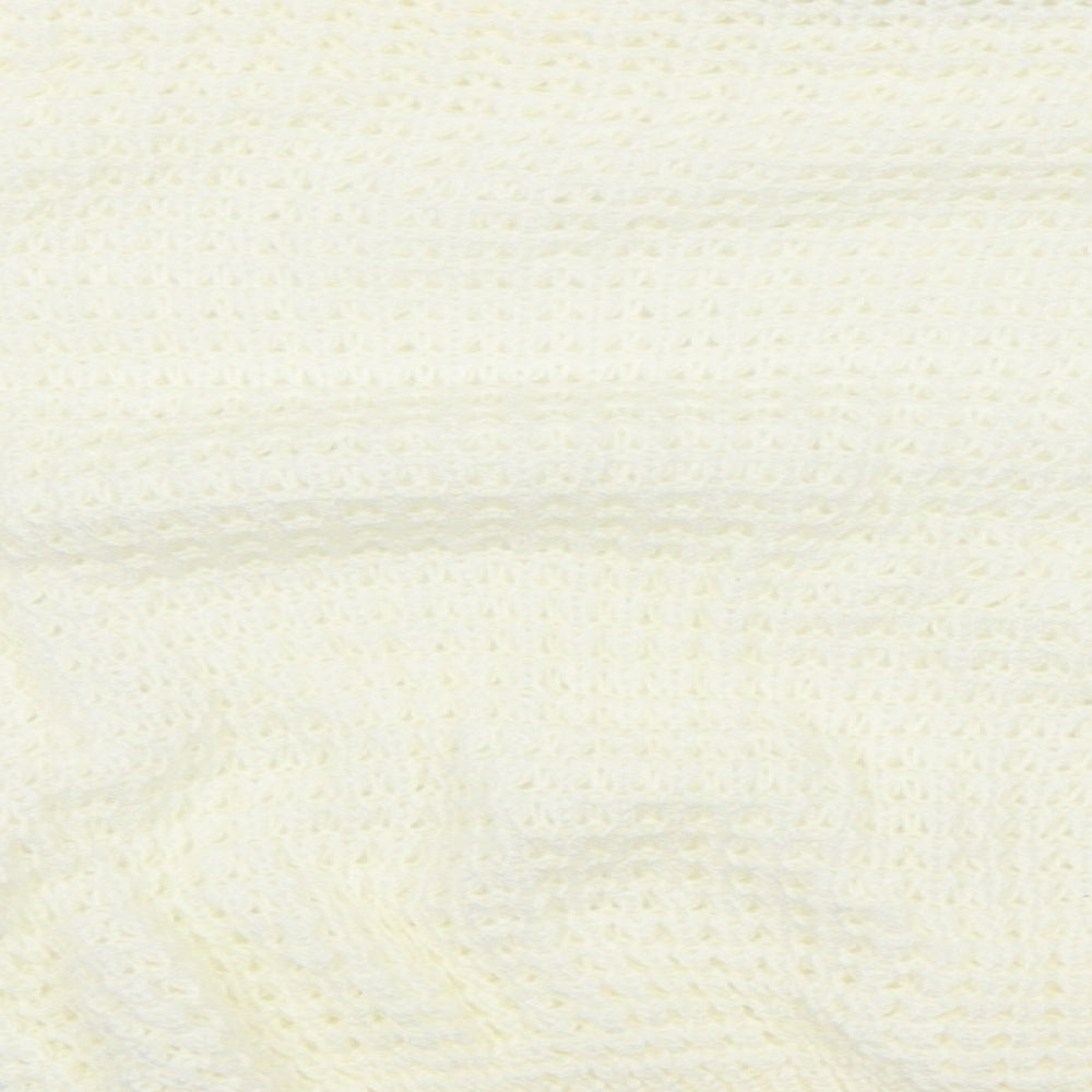 PRETTYLITTLETHING Womens White   Pullover Jumper Size M