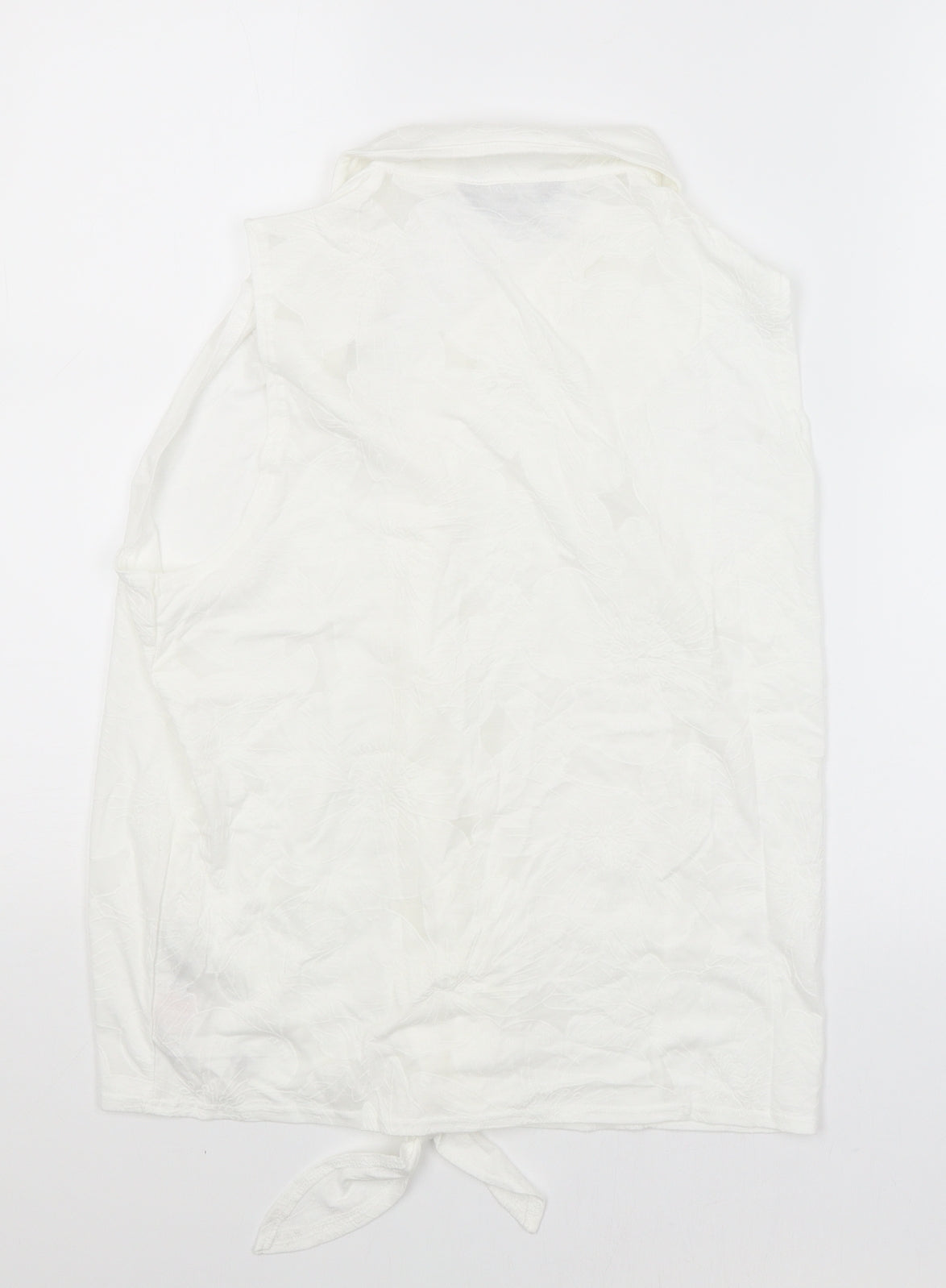 Dorothy Perkins Womens White   Basic Button-Up Size 10