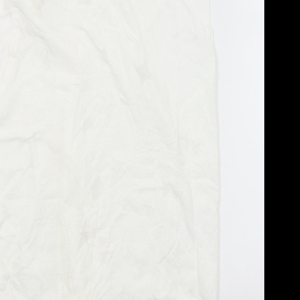Dorothy Perkins Womens White   Basic Button-Up Size 10