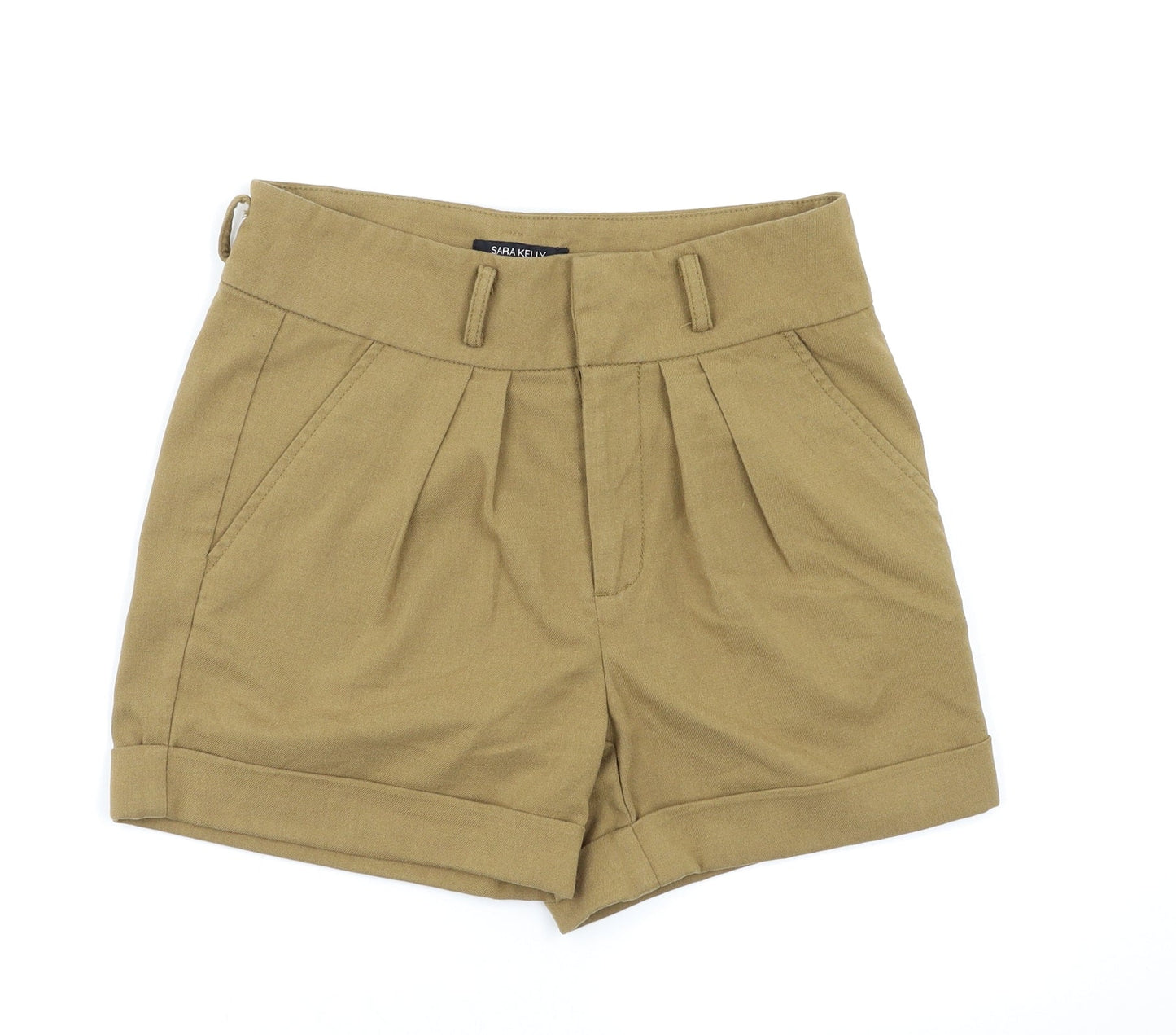 Sara Kelly Womens Brown   Chino Shorts Size 8