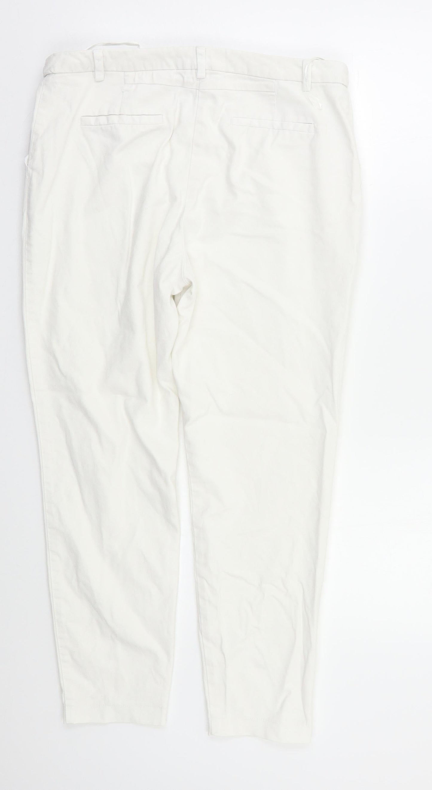 NEXT Womens White   Skinny Jeans Size 12 L25 in