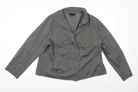 Nicola Waite Womens Green   Jacket Blazer Size L