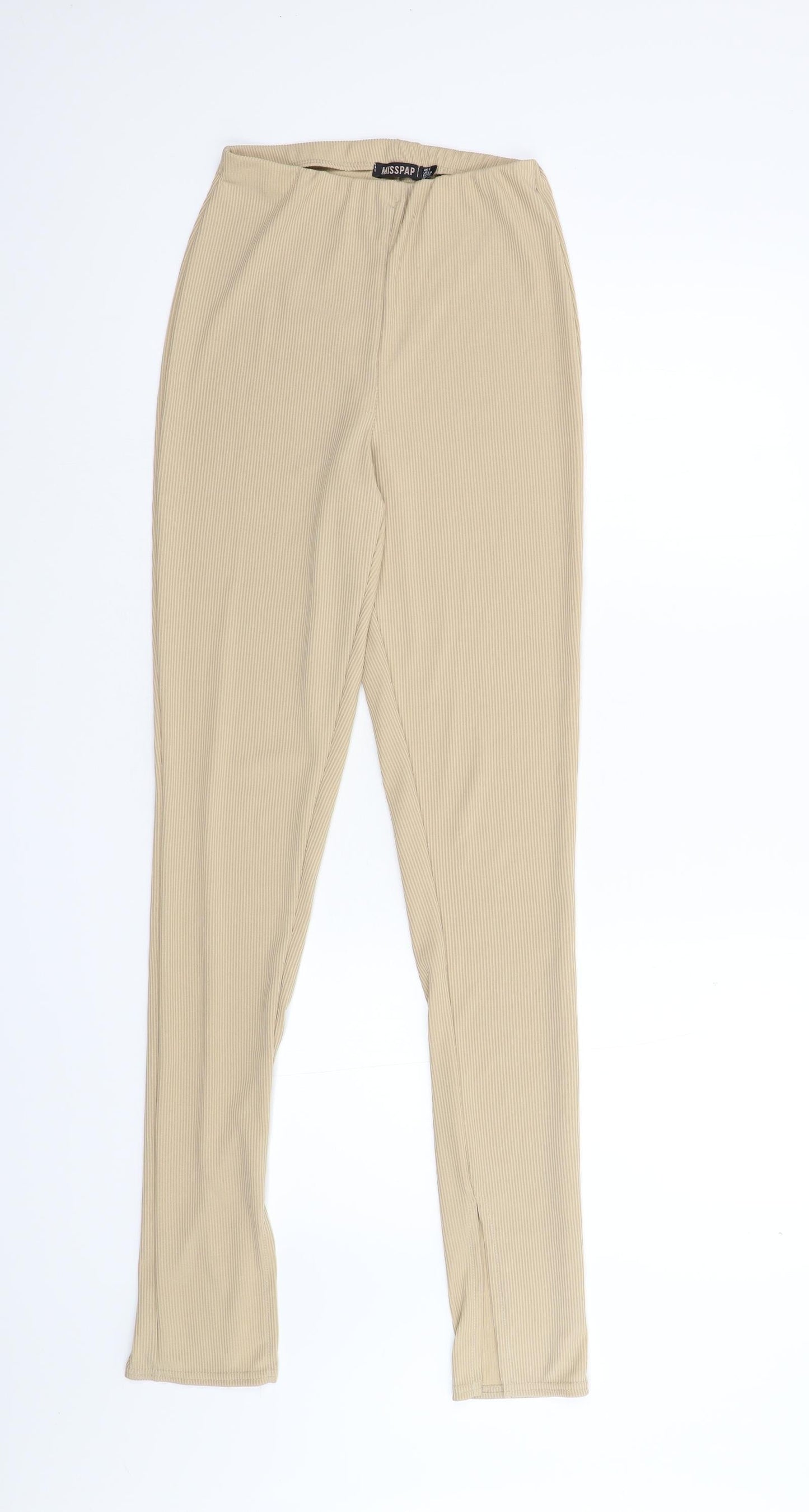 Misspap Womens Beige   Trousers  Size 6 L32 in