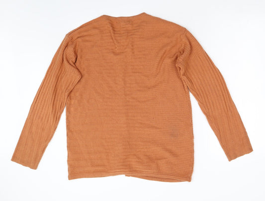 Country Classics Womens Orange  Knit Cardigan Jumper Size L