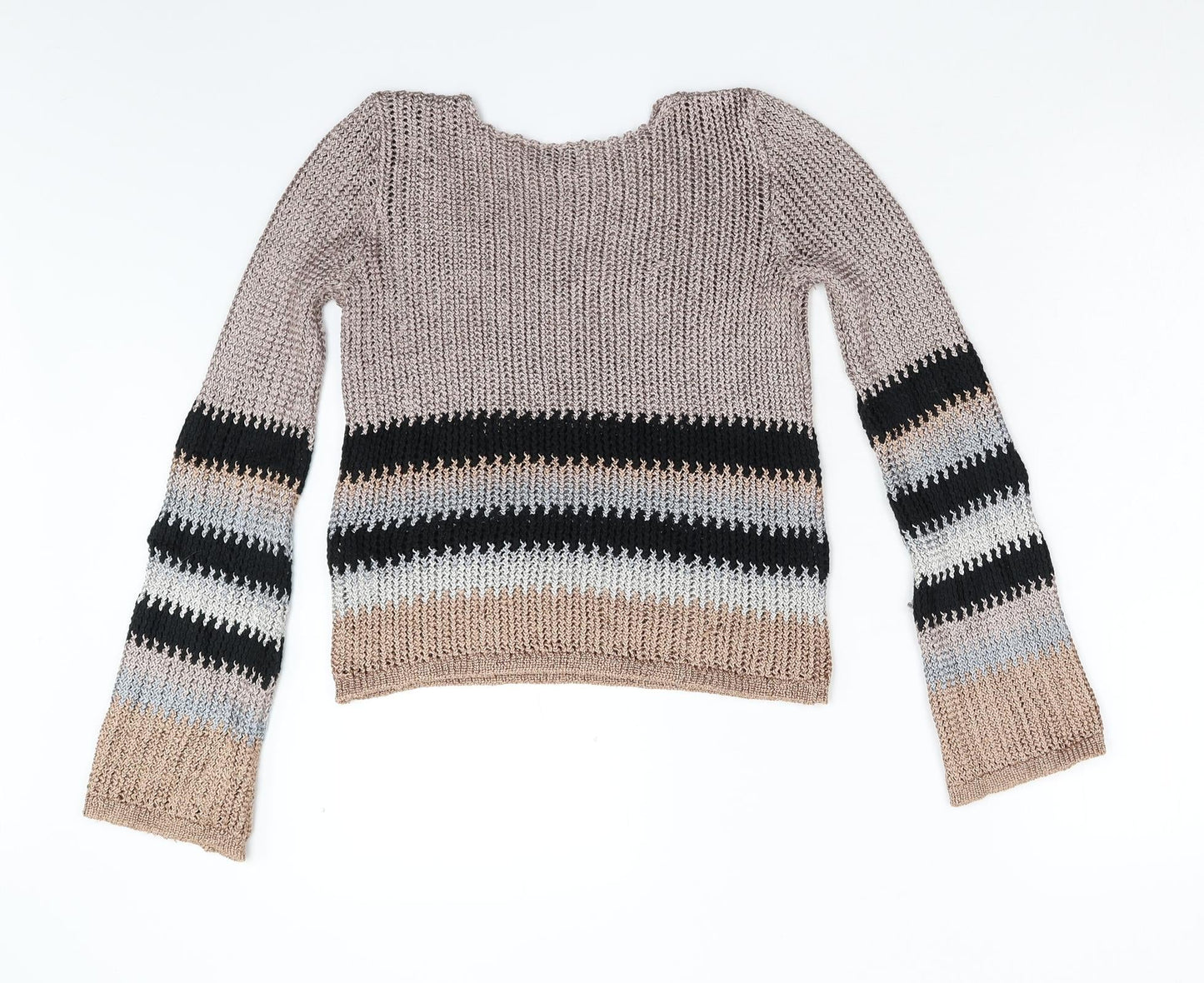 River Island Womens Multicoloured Striped  Pullover Jumper Size 8