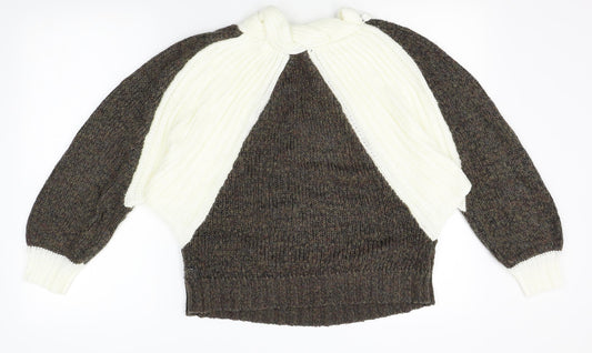 Anita Womens Brown   Pullover Jumper Size M