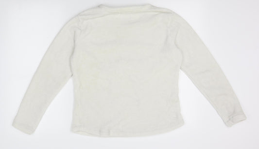 Matalan Womens White   Pullover Jumper Size M