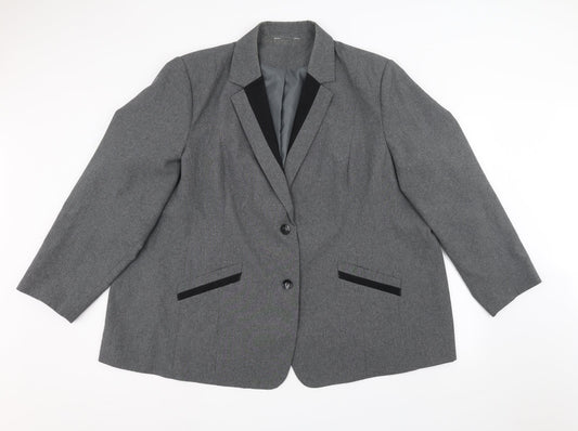 Preworn Mens Grey   Jacket Suit Jacket Size 44