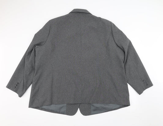 Preworn Mens Grey   Jacket Suit Jacket Size 44