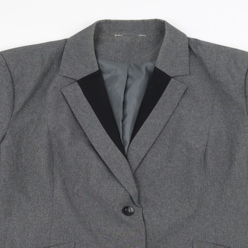 Preworn Mens Grey   Jacket Suit Jacket Size 44