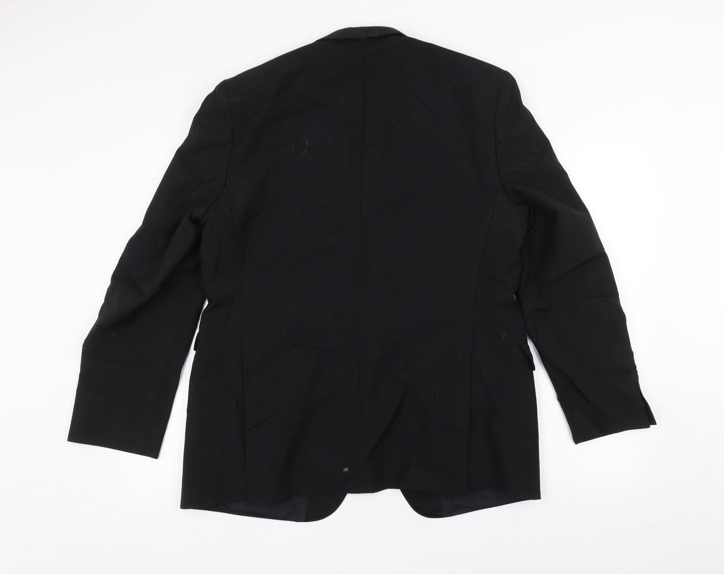 Preworn Mens Black   Jacket Suit Jacket Size 38