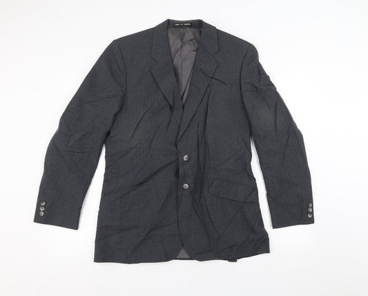 Berwin Mens Grey   Jacket Suit Jacket Size 36