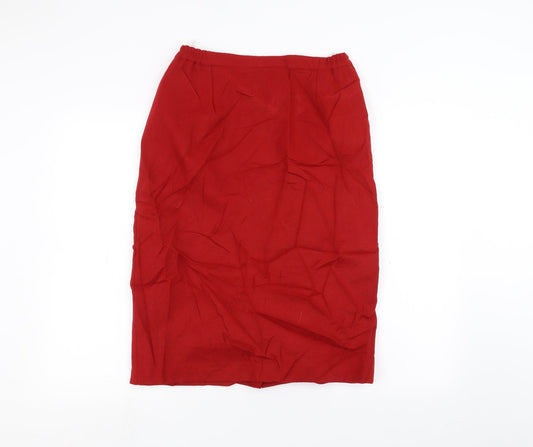 Marcelle griffon Womens Red   A-Line Skirt Size 14