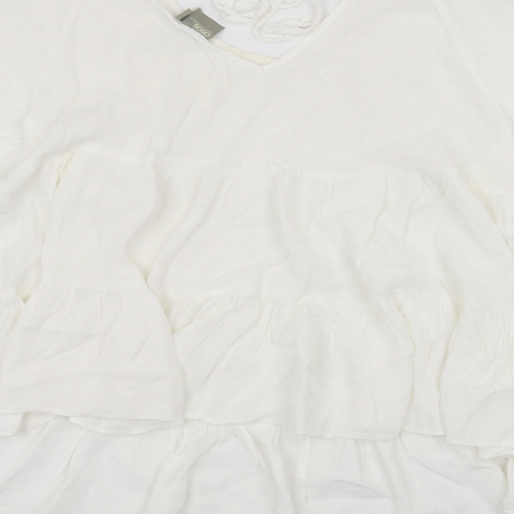 ASOS Womens White   Basic T-Shirt Size 8