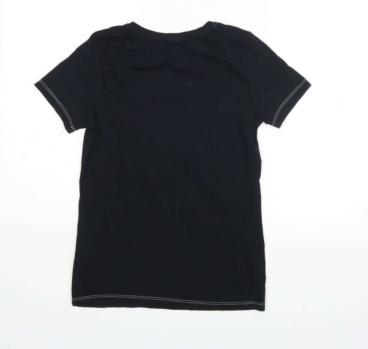 New Look Womens Black   Basic T-Shirt Size 6  - San Diego