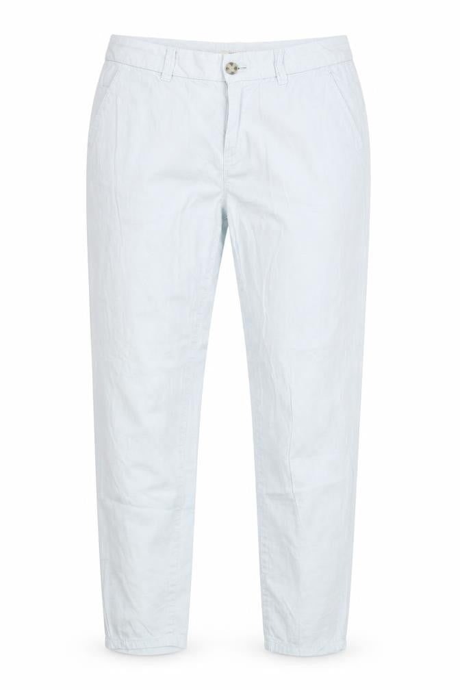 Front view of EDC women’s blue trousers, size UK 38, 26-inch leg