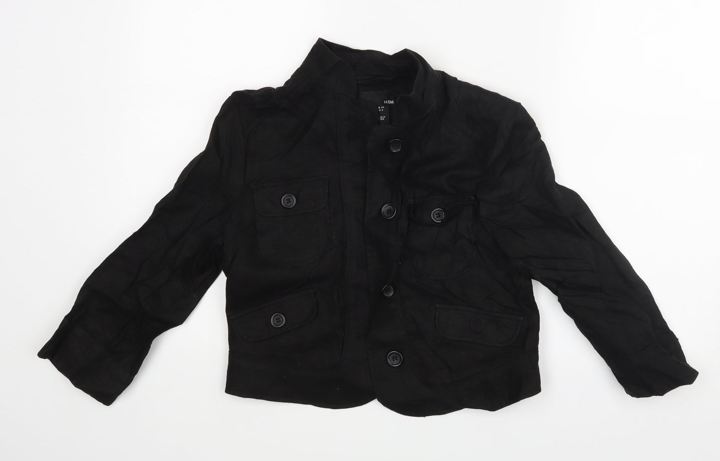 H&M Womens Black   Jacket  Size 34