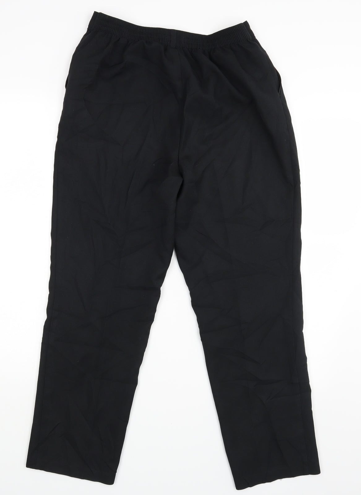 M&S Womens Black   Dress Pants Trousers Size 12 L27 in