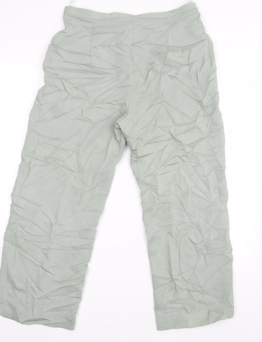 Principles Womens Green   Trousers  Size 14 L26 in