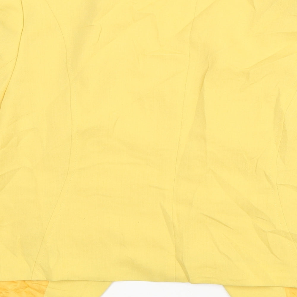 Bianca Womens Yellow   Jacket  Size 38