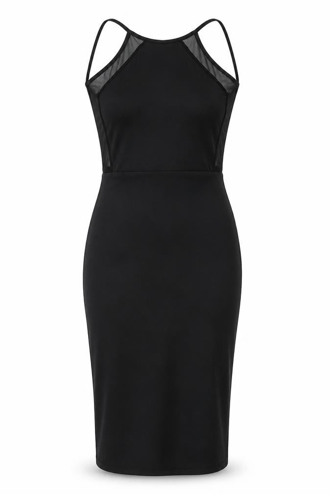 Preworn Womens Black   Pencil Dress  Size M