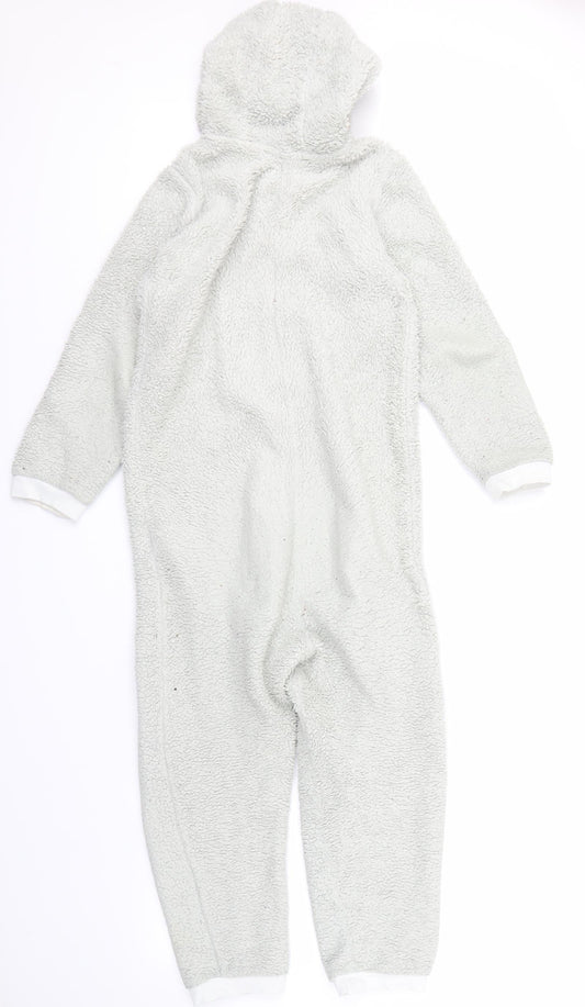 PEPPERTS Girls Grey Animal Print  Cami Nightshirt   - rabbit