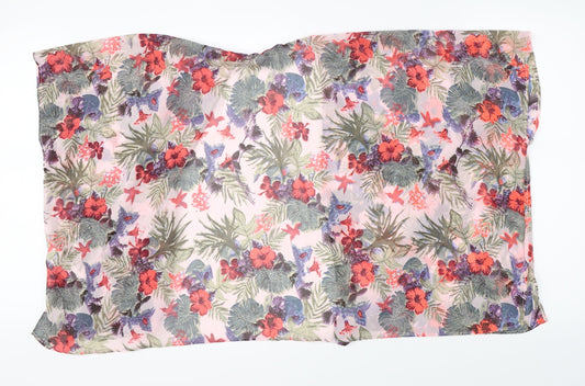 New Look Womens Pink Floral  Cape Jumper Size M