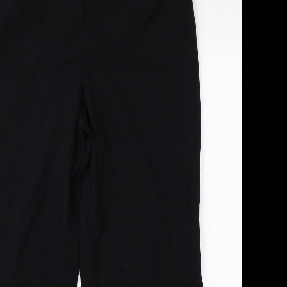 Preworn Womens Black   Trousers  Size 40 in L28 in