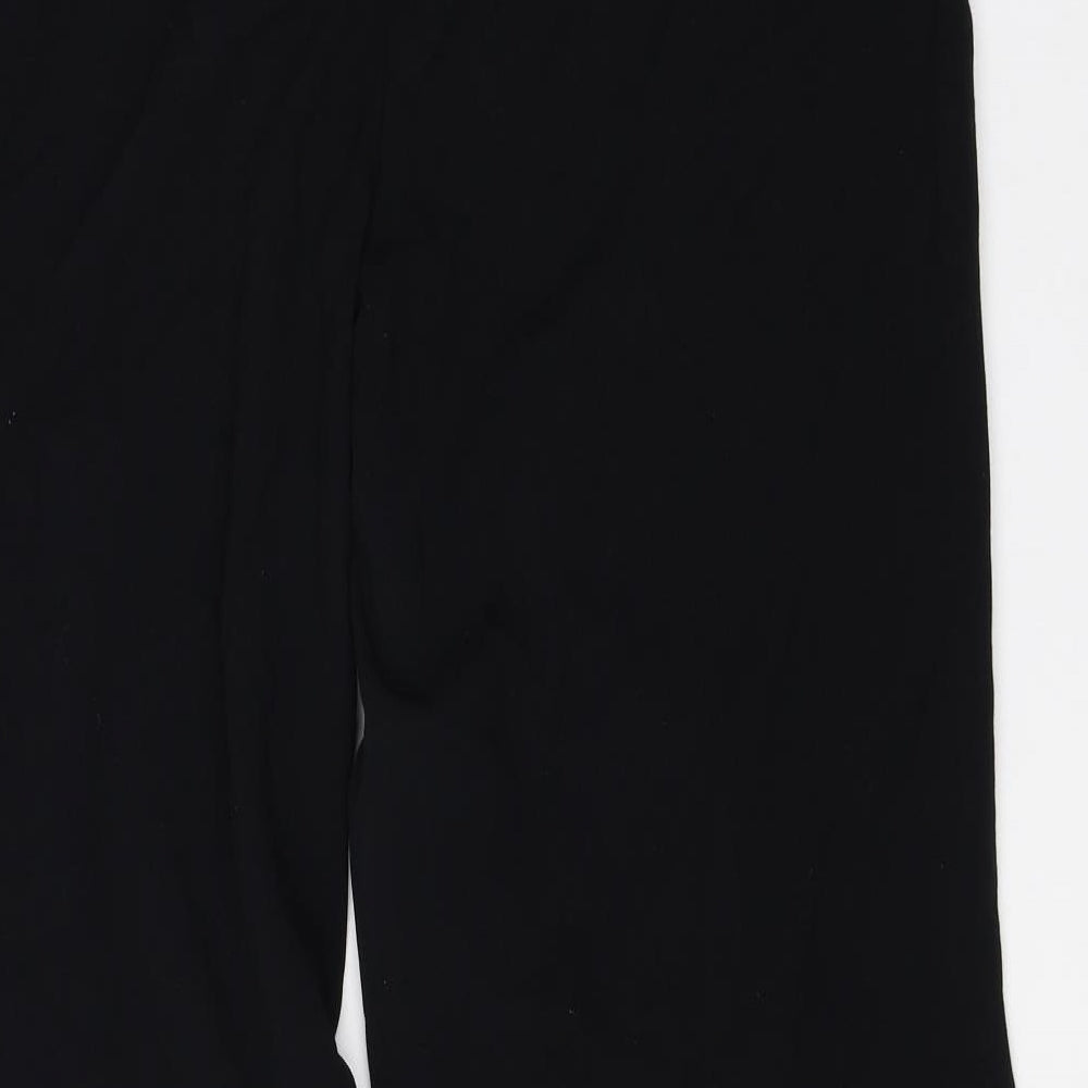 Preworn Womens Black   Trousers  Size 40 in L28 in