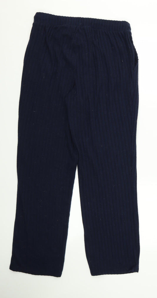 Dorothy Perkins Womens Blue   Trousers  Size M L26 in