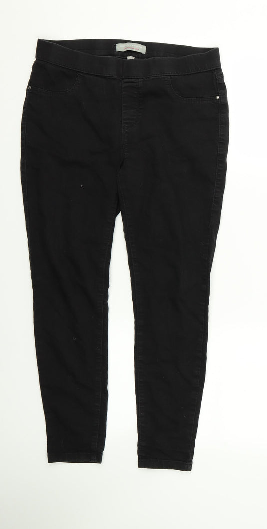 Dorothy Perkins Womens Black   Skinny Jeans Size 10 L25 in