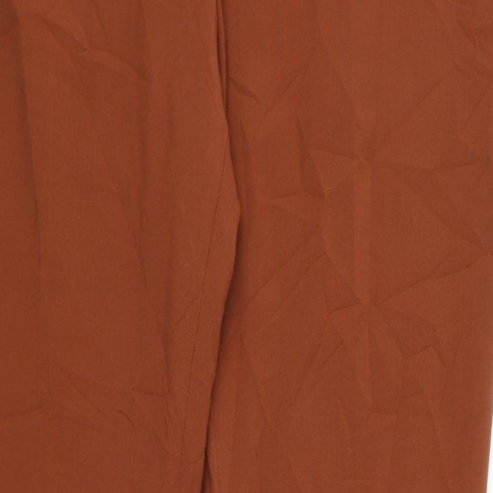Dorothy Perkins Womens Orange   Trousers  Size 12 L31 in