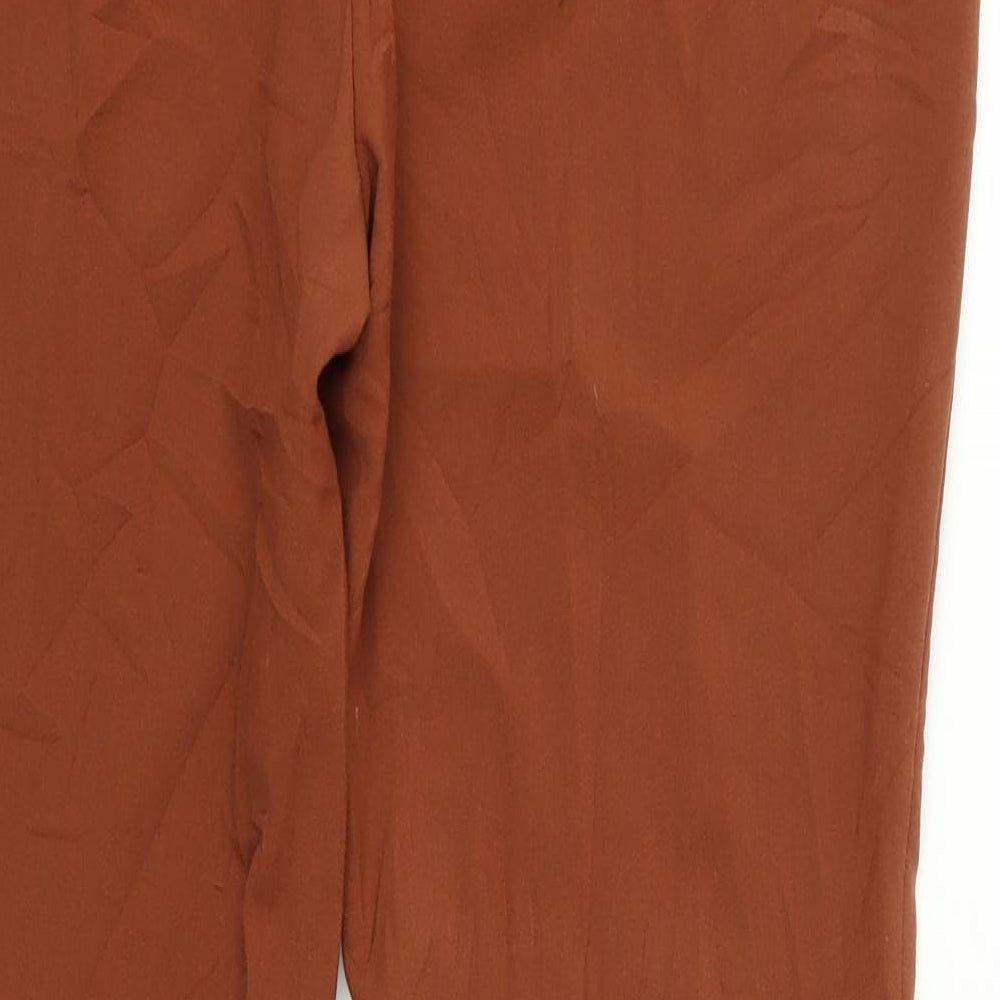 Dorothy Perkins Womens Orange   Trousers  Size 12 L31 in