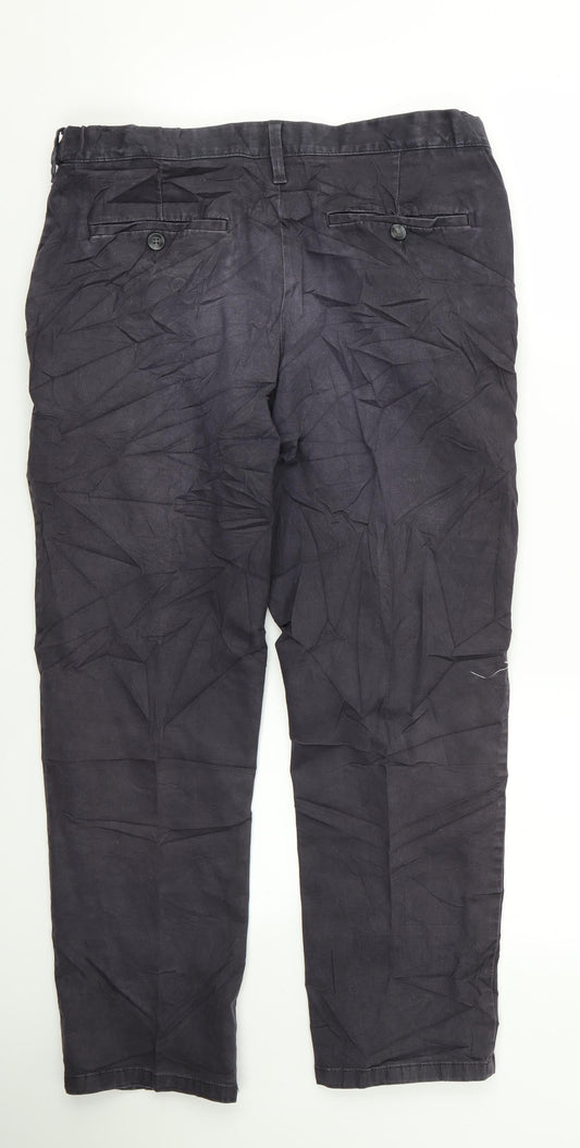 m&s Womens Purple   Trousers  Size 32 L32 in