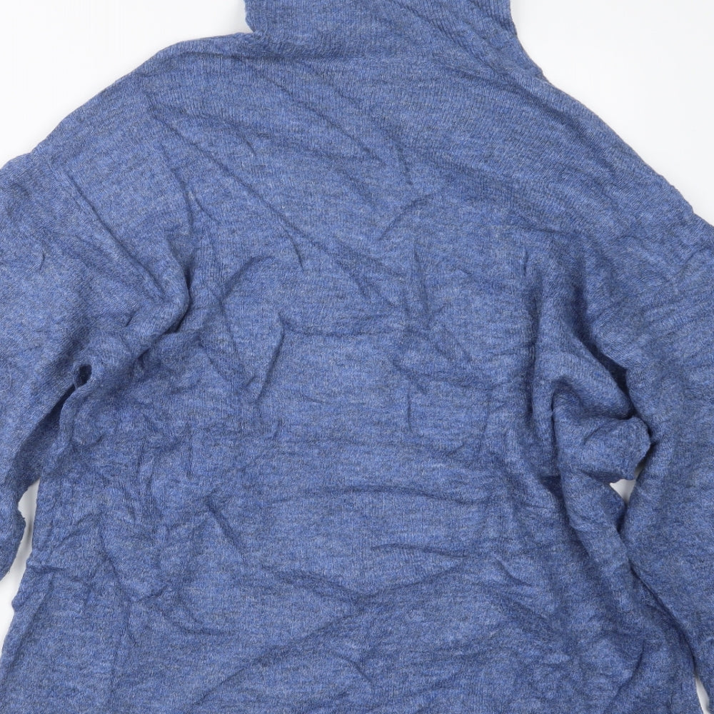 H&M Womens Blue  Knit Pullover Jumper Size M