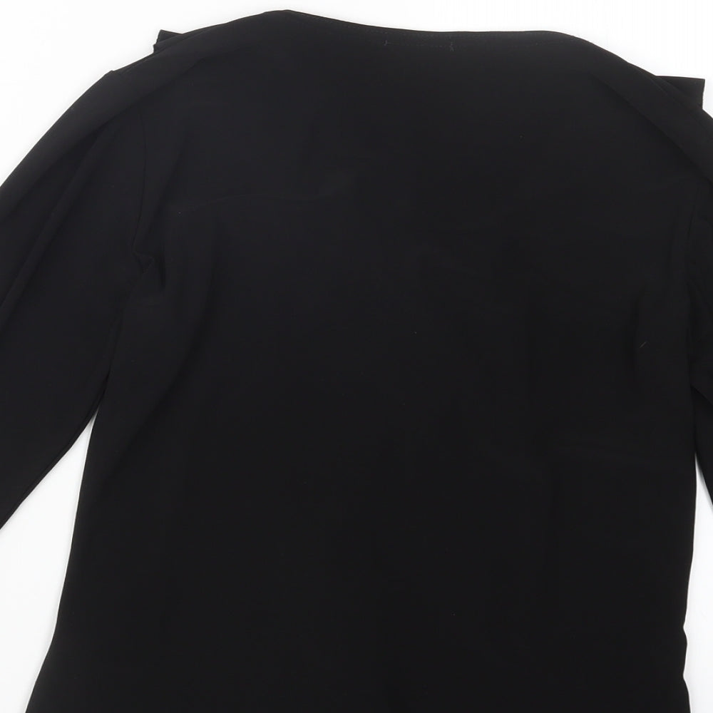 BASSINI Womens Black   Basic T-Shirt Size S