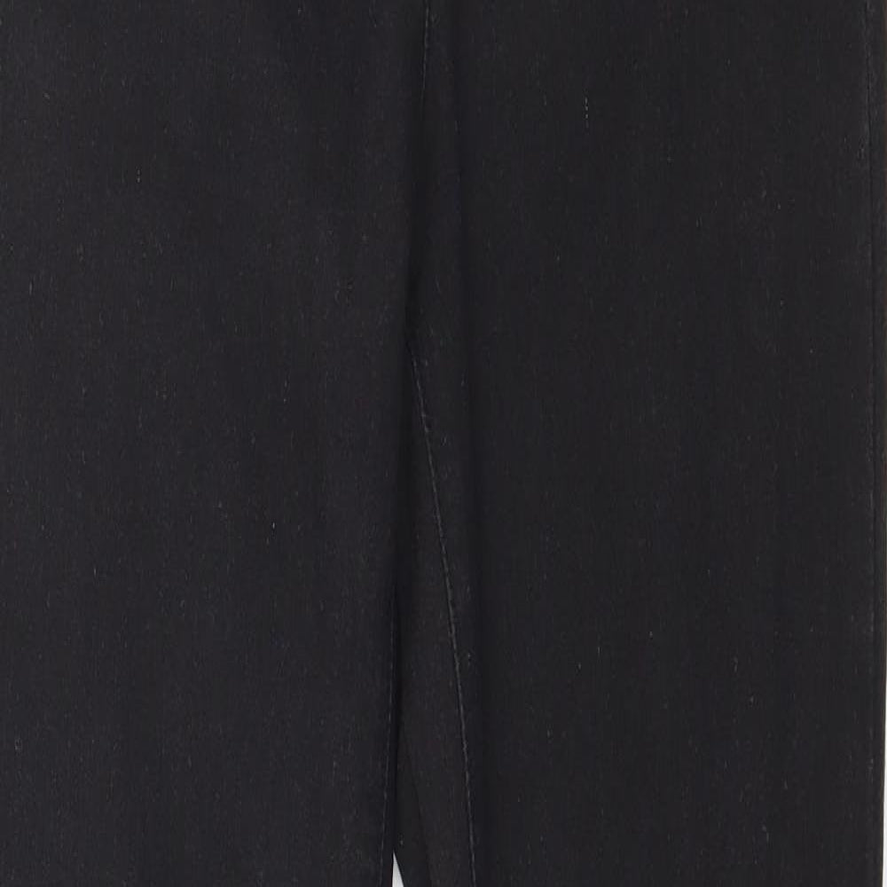 Denim & Co. Womens Black  Denim Jegging Jeans Size 10 L31 in
