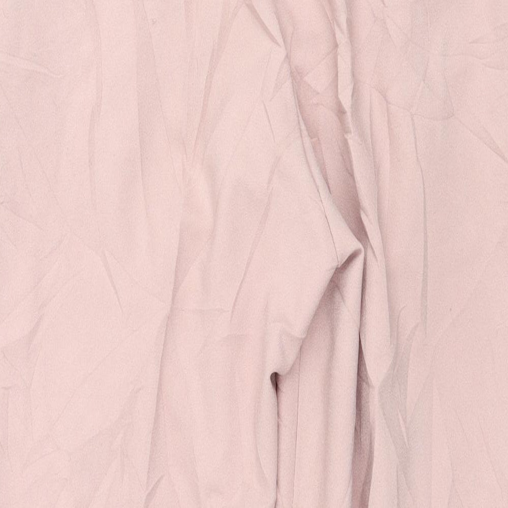 Topshop Womens Pink   Trousers  Size 10 L26 in