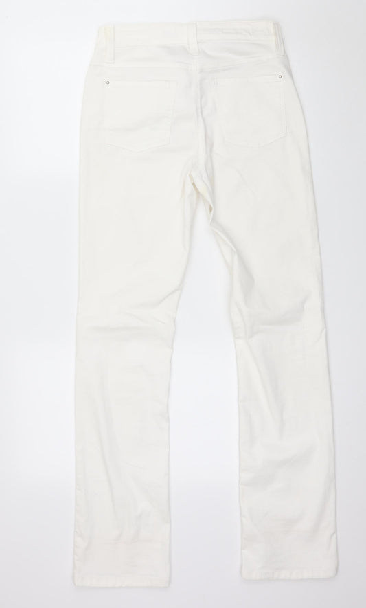 Dream Jeans Womens White  Denim Straight Jeans Size 30 in L32 in