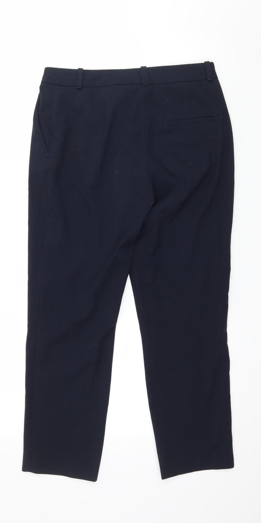 H&M Womens Blue   Trousers  Size 6 L25 in