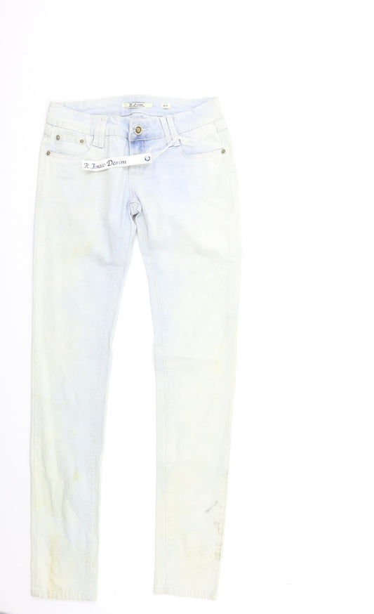 R. JONACO DENIM Womens Blue  Denim Skinny Jeans Size 10 L32 in