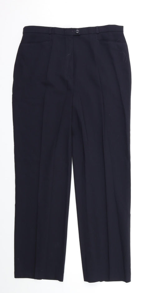 Preworn Womens Blue   Trousers  Size 10 L28 in