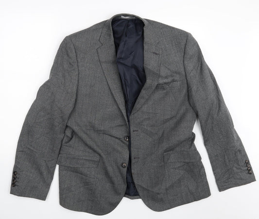 M&S Mens Grey   Jacket Suit Jacket Size M