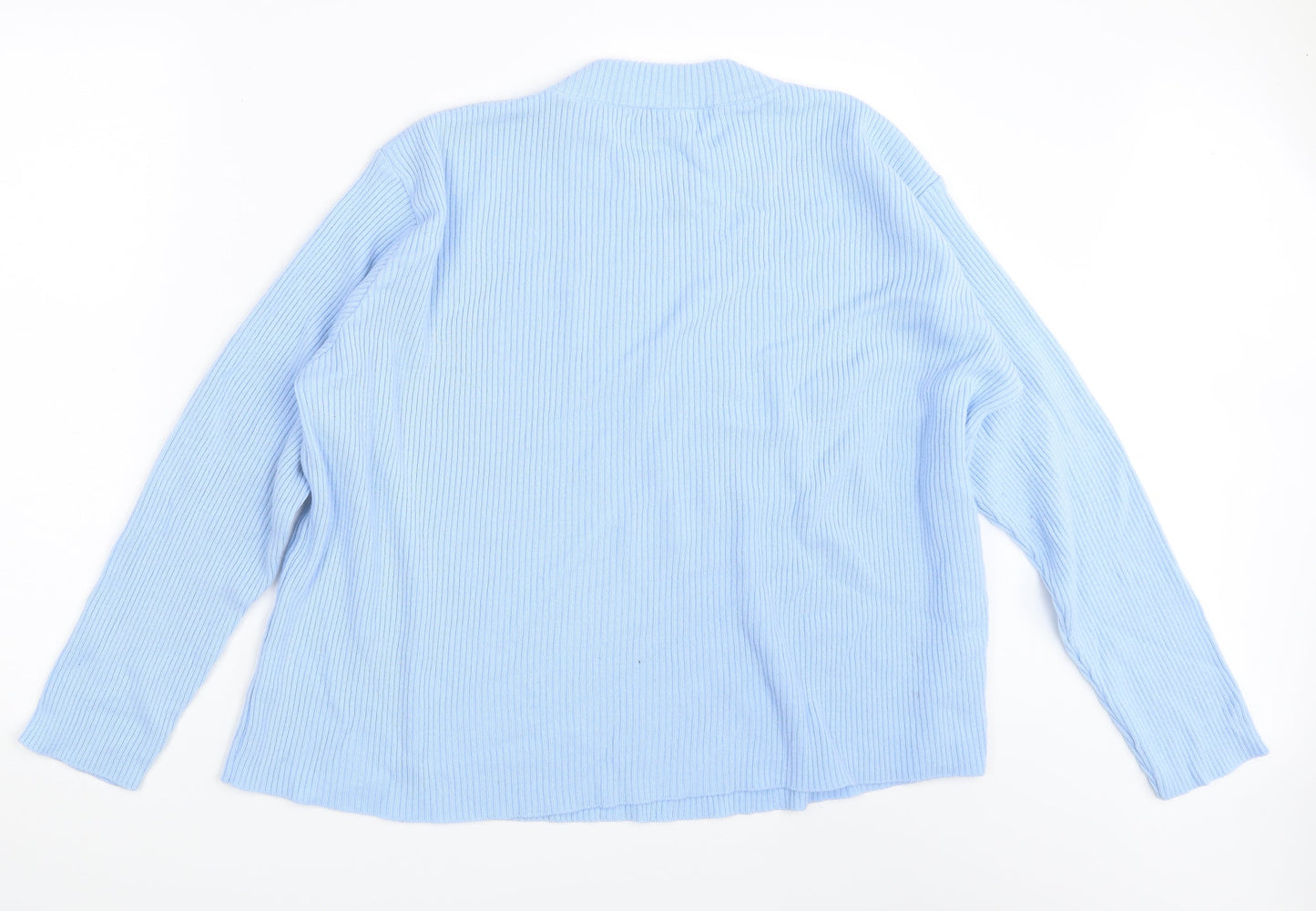 Afibel Womens Blue   Pullover Jumper One Size