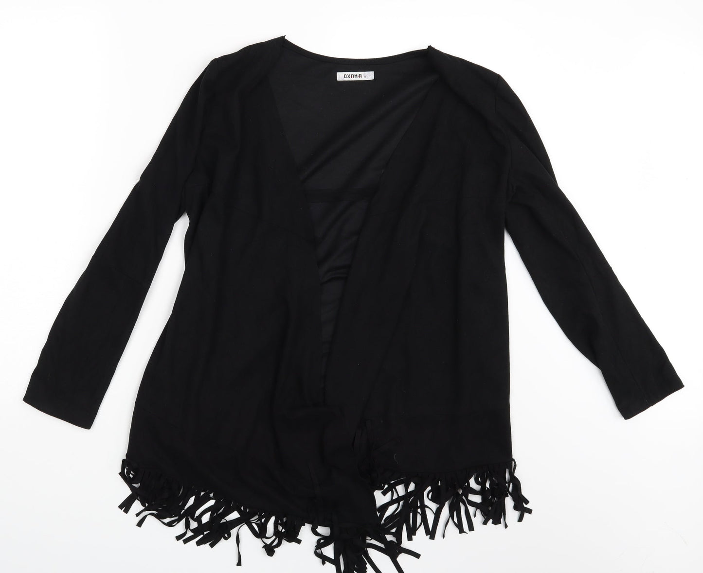 Oxana Womens Black   Cardigan Jumper Size S