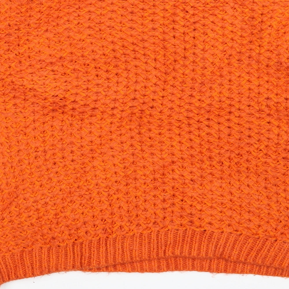 New Look Womens Orange   Pullover Jumper Size 12